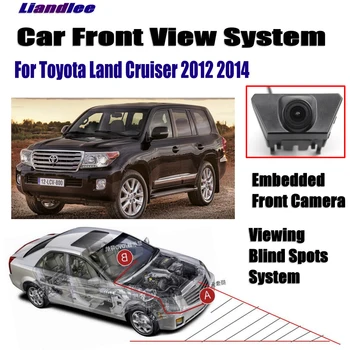 

Liandlee Car Front View Camera For Toyota Land Cruiser 2012 2014 Logo Embedded / Cigarette Lighter / 4.3" LCD Monitor Display