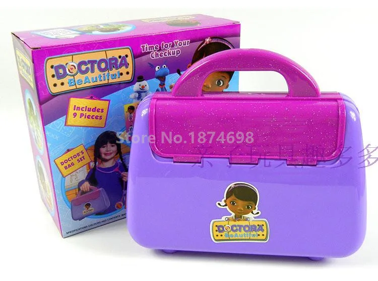 Доктор Плюшева игрушка время для вашего осмотра доктор инструменты с мешком Фигурка Набор 9 шт. детские игрушки для девочек детские подарки