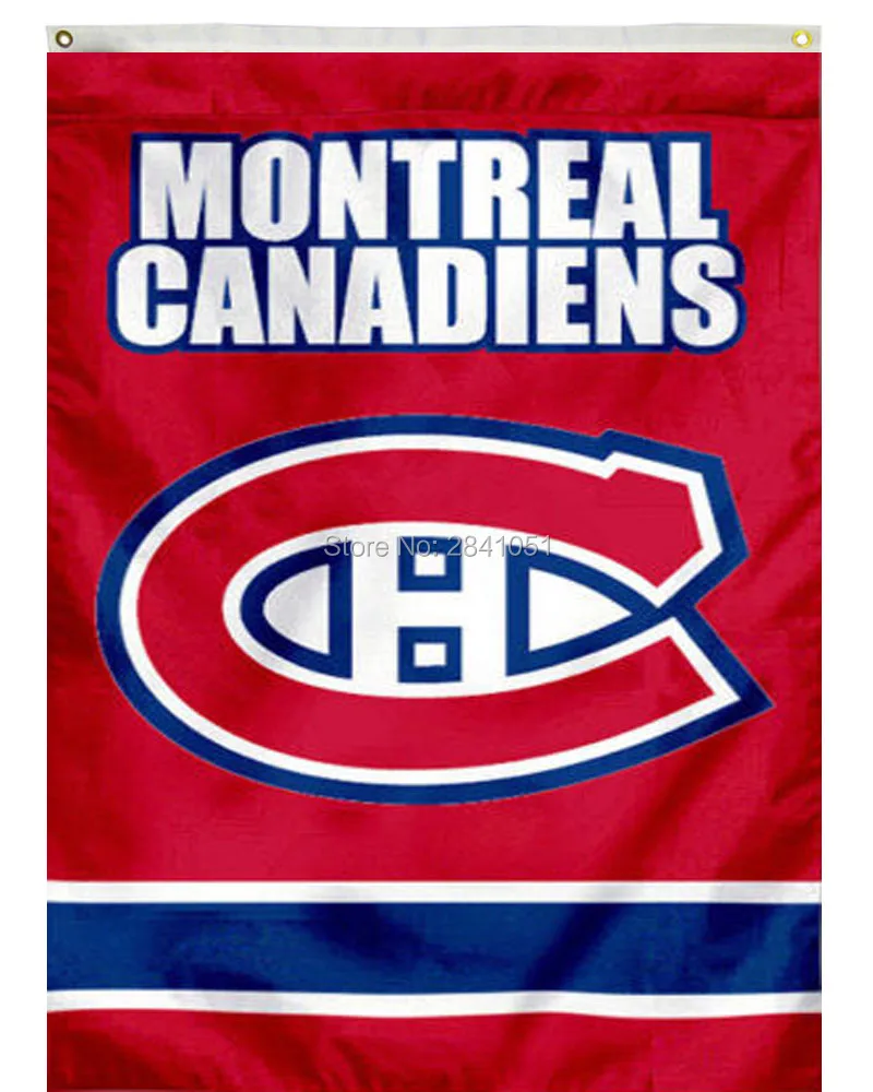 3 Color Montreal Canadiens Outdoor Indoor Garden Team Hockey House Flag