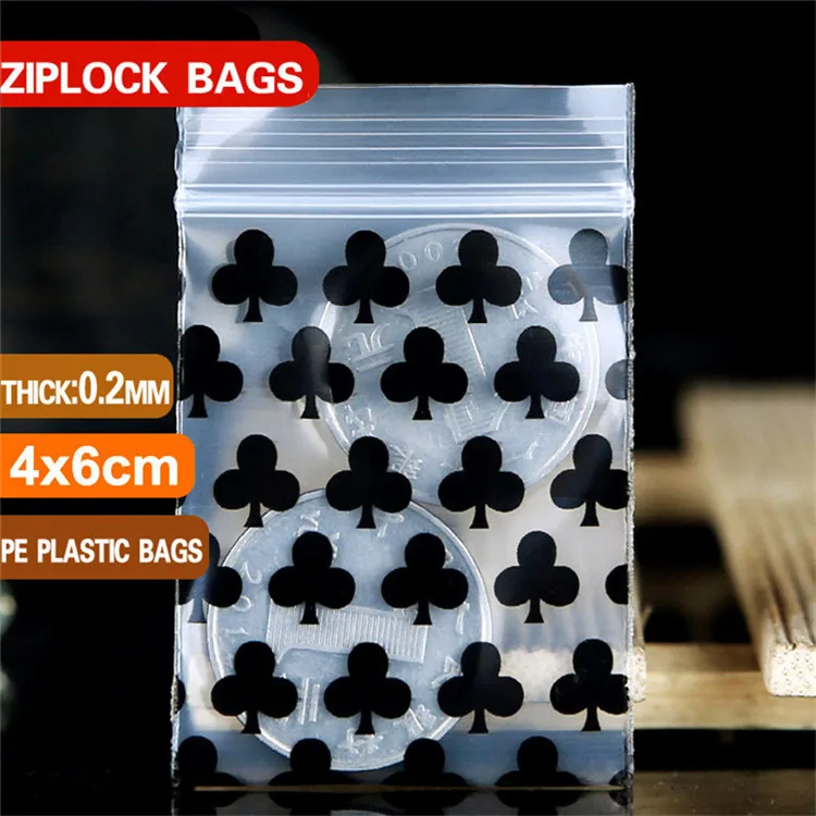 Толстые 0,2 мм маленькие цвета пластиковые сумки на молнии Ziplock сумка Ziplock Pill Pack сумки мини-пакеты на молнии пластиковые упаковочные сумки - Цвет: 4x6cm