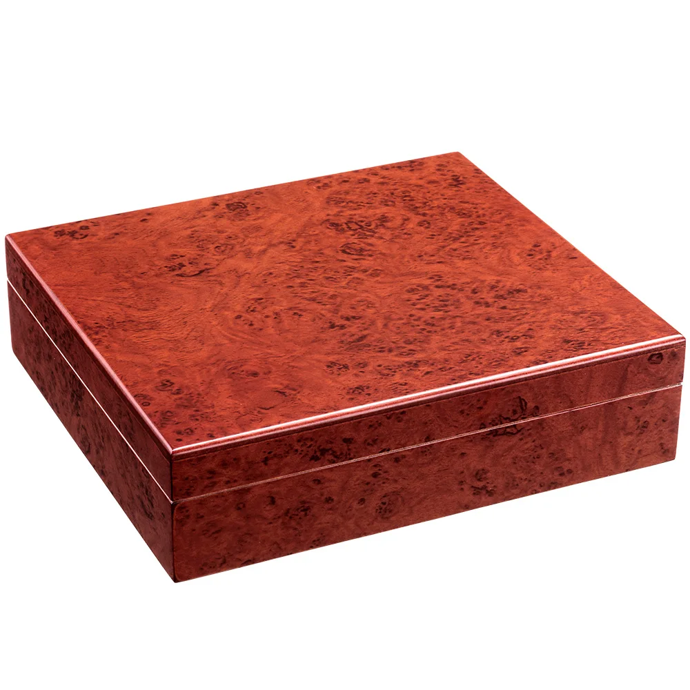 

25Count Cedar Wood Lined Cigar Humidor Humidifier With Hygrometer Case Box HH-1901