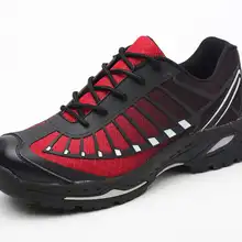 Новинка года; Мужская Рабочая обувь со стальным носком; легкие дышащие антистатические Светоотражающие повседневные строительные кроссовки