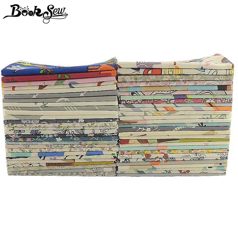 Booksew 5x50 см/шт. Желе рулон полосы обувь из хлопка, с мультяшками животных цветок ткань одеяла Telas Tissu «сделай сам» Лоскутная работа ребенок stofen