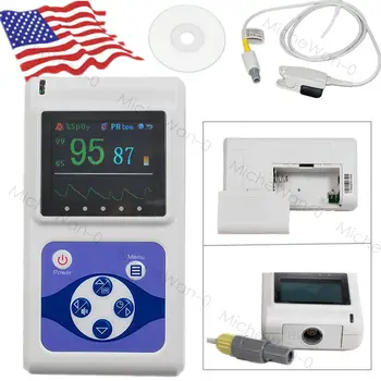 

CONTEC CMS60D Pulse Oximeter OLED Fingertip SPO2 Oxygen Heart Rate Monitor SW FDA