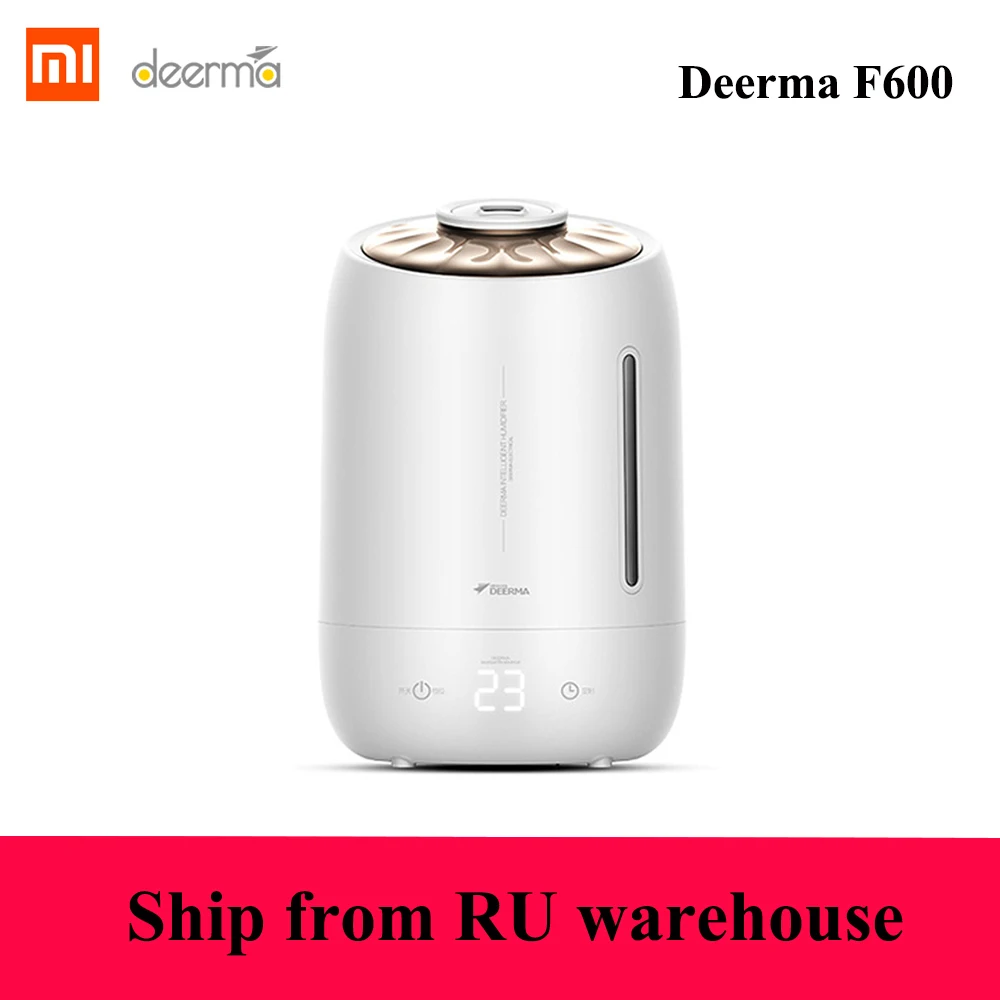 Xiaomi Deerma F600 увлажнитель воздуха туман 5L тихий ароматический Сенсорный экран