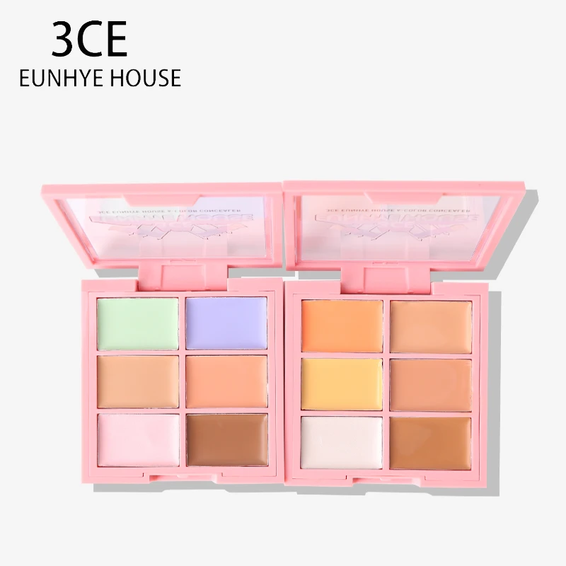 3CE Eunhye дом Профессиональная Косметика для лица 6 цветов в 1 корректор крем