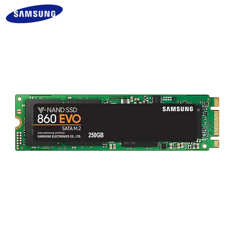 SAMSUNG SSD 860 EVO M.2 2280 SATA 500GB 250GB Внутренний твердотельный диск жесткий диск 1T для ноутбуков настольных ПК MLC