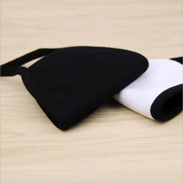 1 шт. хлопковая Пылезащитная маска для лица унисекс в Корейском стиле Kpop черная противопылевая маска для велоспорта хлопковая защитная маска для лица