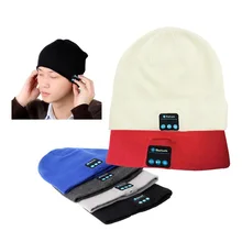 Bluetooth Music Soft Warm Hat With Stereo Headset Speaker Wireless Hands-free Cap -MX8