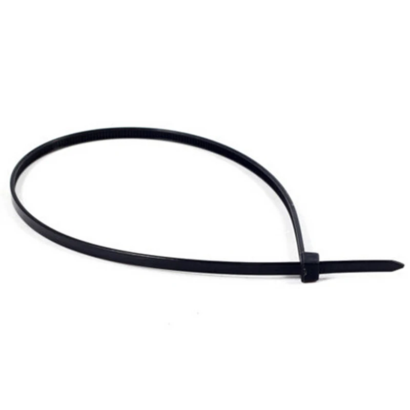 100mm 100PCS Plastic Zip  m Wrap Cable Loop Ties Wire Self-Locking Black Network Nylon Plastic Cable Wire Zip Tie Cord Strap