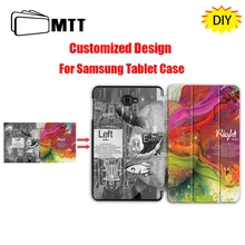 MTT чехол для планшета на заказ для samsung Galaxy Tab A A6 10,1 дюймов/s5e 10,5 '' из искусственной кожи, откидной смарт-чехол funda SM-T510 515 T580