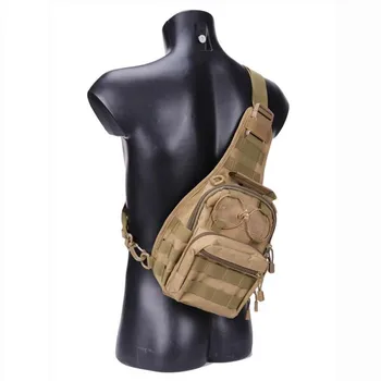 

New 600D Tactical Chest Bag Outdoor Sports Shoulder Strap Bag Military Camping Hiking Bag Cycling Climbing Travelling Backpack