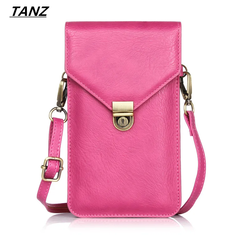 preço TANZ Multifunções Bolsa de Ombro Bolso de Telefone Celular Carteira De Couro Universal Caso Bolsa de Alça de Pescoço Para o iphone 7para Samsung S8 MOTO