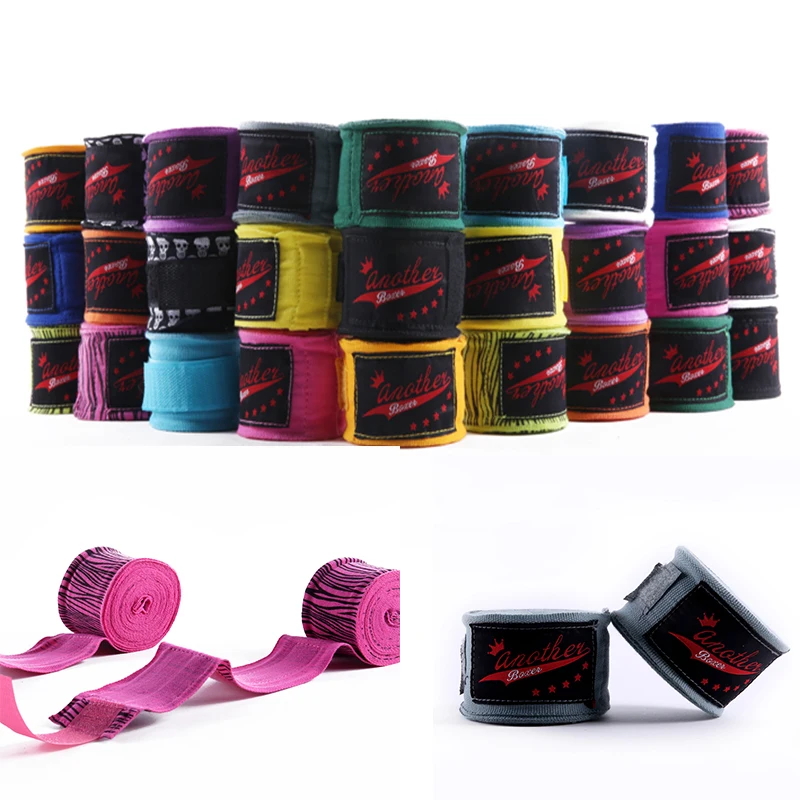 

2pcs/roll Width 5cm Length 5M Nylon Stretch Cotton Strap Boxing Gloves Bandage Sanda Muay Thai MMA Fighting Taekwondo Hand Wraps