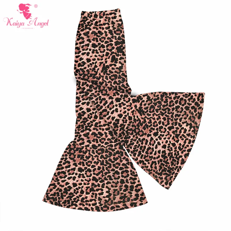 Kaiya Angel/ эксклюзивные штаны для девочек леггинсы с леопардовым принтом для малышей Детские брюки нижнего белья осенней одежды для малышей