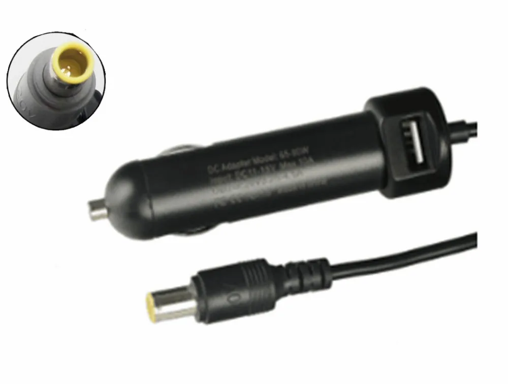 Best Quality 20V 3.25A 4.5A Car Charger For Lenovo Thinkpad X60 X61 Z60