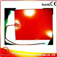 500*650*1.5 мм с подогревом кровать для 3D-принтеры силиконовая резина подогреватель 220 В 1000 Вт клей 1 сбоку 100 К thermitor 1000 мм провод