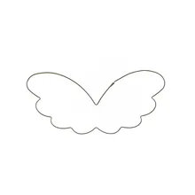 Новое поступление 1 шт. формы для печенья в форме крыльев Ангела формы для печенья Отделка Из Нержавеющей Стали резаки инструменты для выпечки печенья