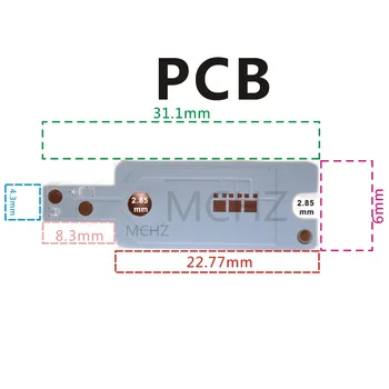 

12PCS ZES PCB LED 3PCS ZES Series connection 9V-10.2V