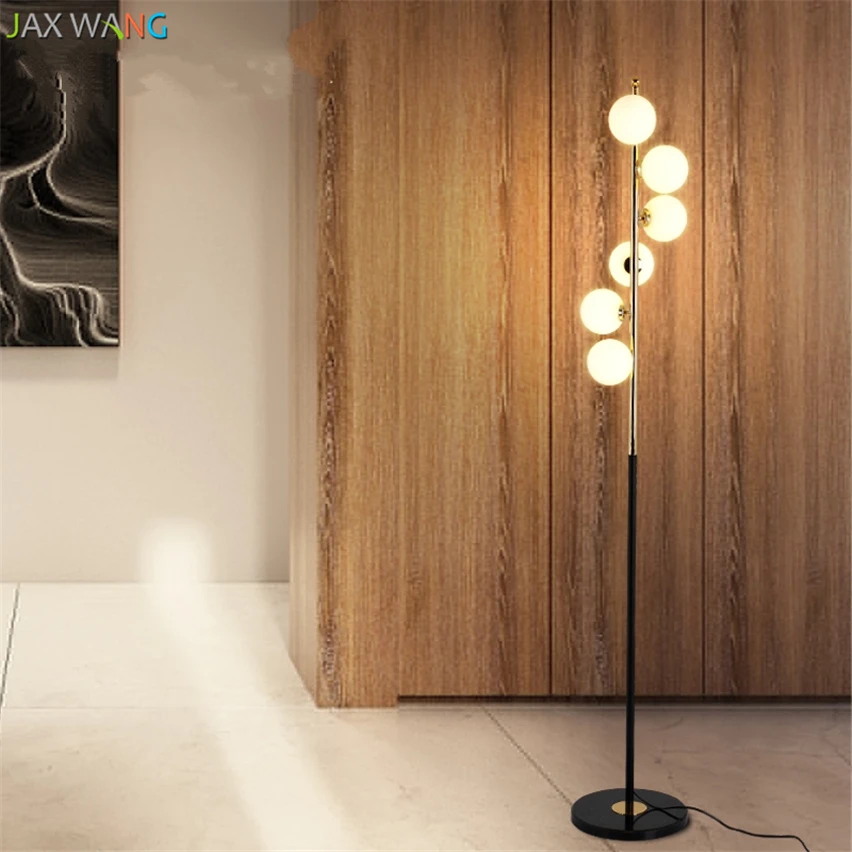 Post-modern bubble glass decoration floor lamps standing staande lamp led nordic floor lamps for living room Vloer lamp bedroom