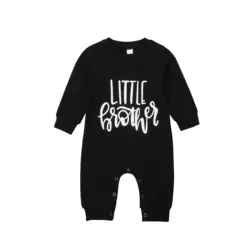 LITTLE BROTHER Baby комбинезон с длинными рукавами для новорожденных Осень весенний комбинезон детский пляжный костюм