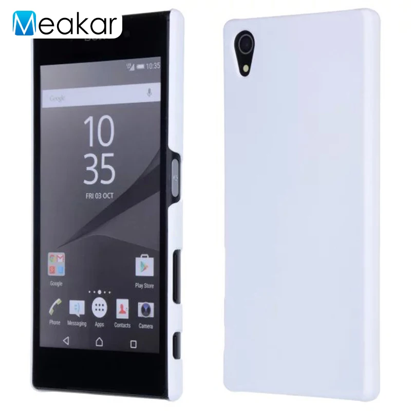 Coque 5.5For sony Xperia Z5 Премиум чехол для sony Xperia Z5 высокого класса Dual E6833 E6883 E6853 телефона чехол-лента на заднюю панель - Цвет: white