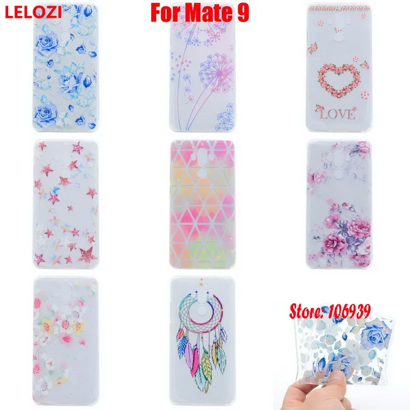 Lelozi мягкий прозрачный ТПУ ясно силиконовые Fundas Coque чехол для Huawei Коврики 9 Catcher