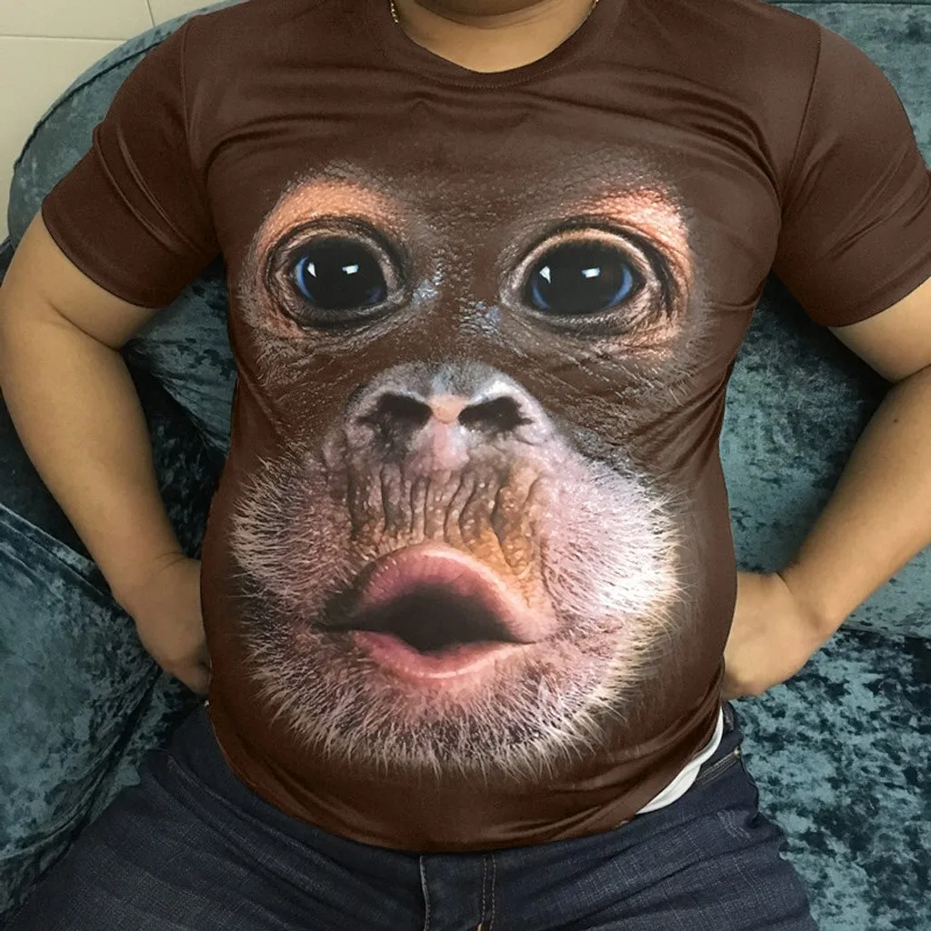 3d monkey shirt