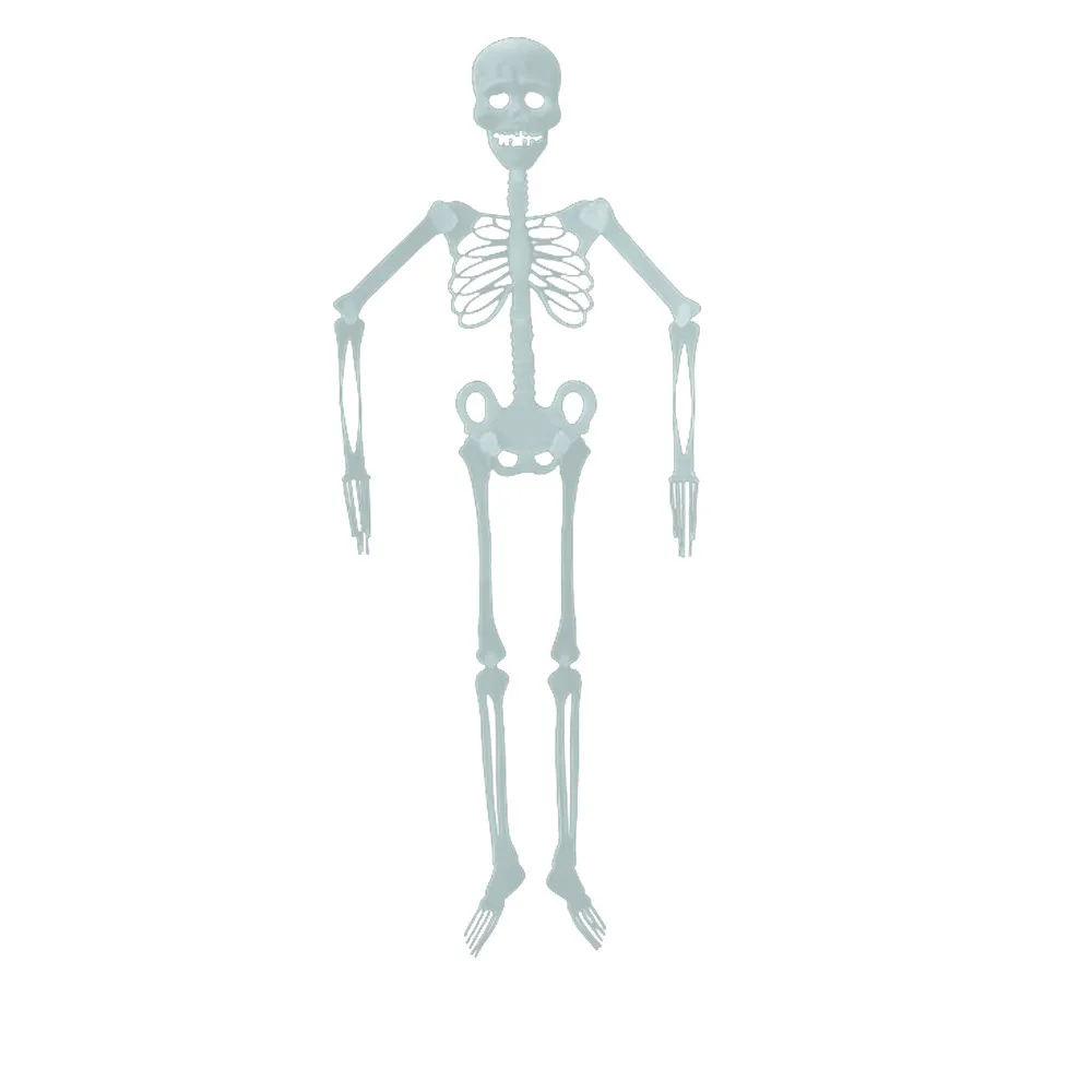 ISHOWTIENDA Scary Halloween Decoration Luminous Hanging Outdoor Party Horror Movable Skull Skeleton -Cosplayware Store