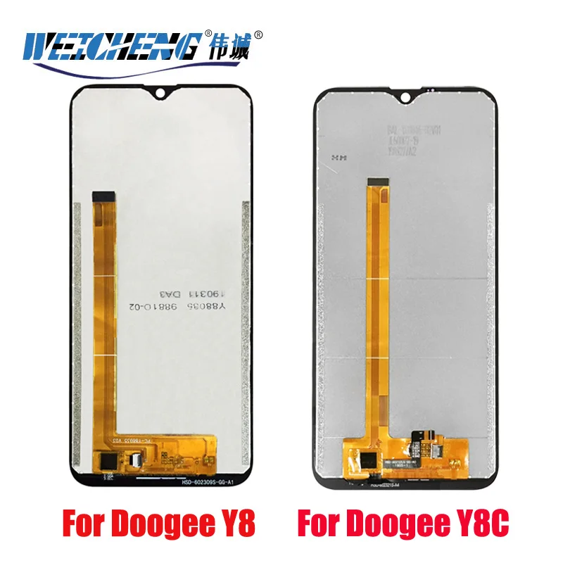 Протестирован для Doogee Y8/Y8C ЖК-дисплей+ кодирующий преобразователь сенсорного экрана в сборе ЖК+ сенсорный дигитайзер для Y8C/DoogeeY8