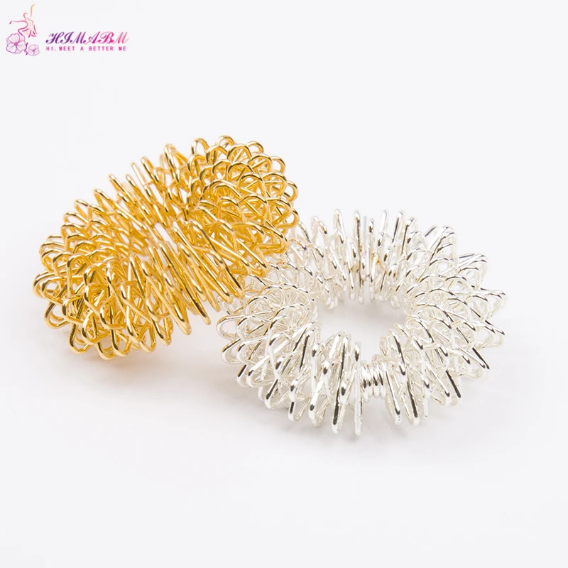10 Pcs gold or silvery color stainless wholesale metal steel finger massage ring stimulate acupuncture points relieve finger 10 Pcs gold or silvery color stainless wholesale metal steel finger massage ring stimulate acupuncture points relieve finger