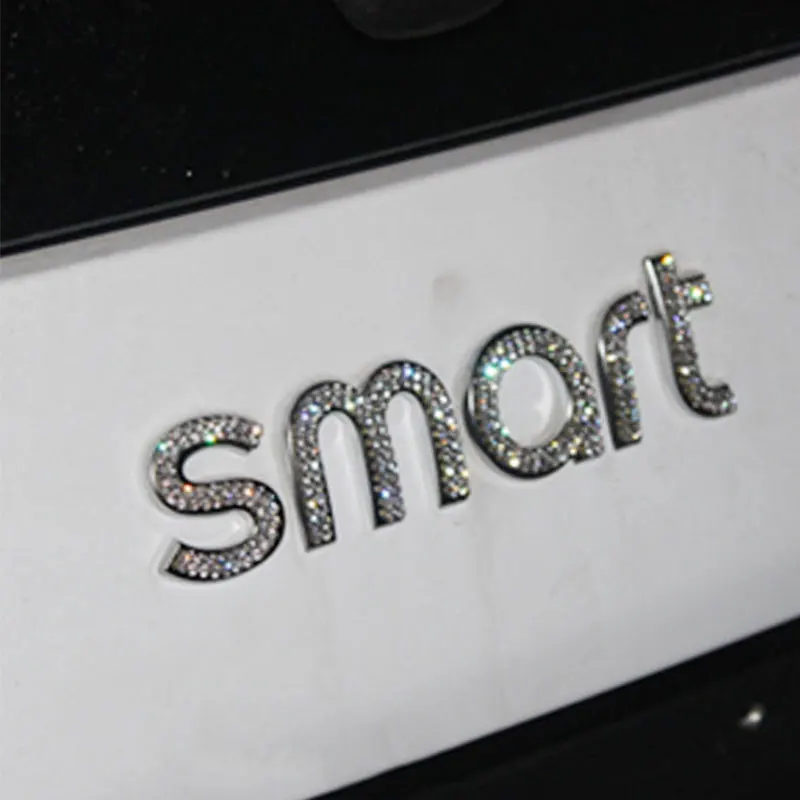 Для Smart Fortwo Forfour 453 наклейка с логотипом блестящая Автомобильная на заднюю часть