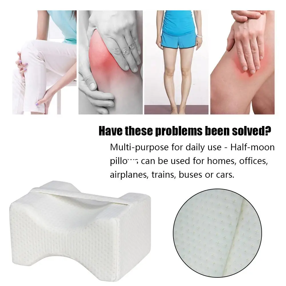 Memory Foam Leg Pillow For Side Sleeper Sciatica Back Leg Pain Relief Leg Cushion Washable Pillow Case Pregnant Knee Pillow