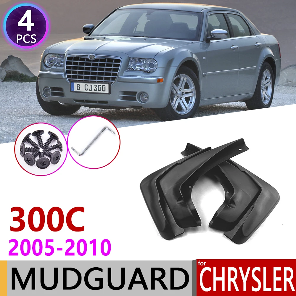 Front Rear Car Mudflap for Chrysler 300C 300 C 2005~2010 Fender Mud Guard Splash Flaps Mudguards Accessories 2006 2007 2008 2009