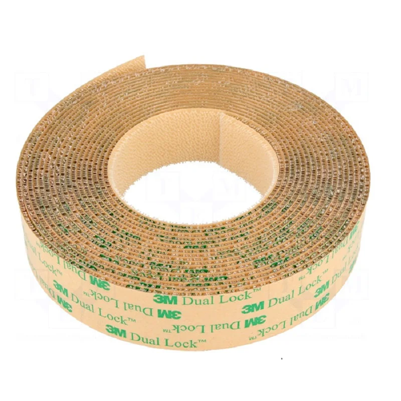 

3M SJ4570 Low Profile Adhesive Fastener tapes Dual Lock 25.4mm/1"-width Reclosable Fastener with Mushroom Stems Shaped Tape