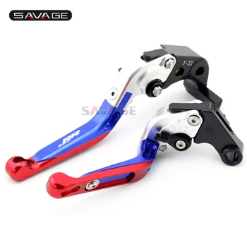 

Brake Clutch Lever For BMW S1000RR 2010-2018/ HP4 2012-2015 Blue+Red Folding Extendable Adjustable Motorcycle Logo S1000 RR