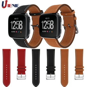 

Leather Watch Band Replacement Strap for Fitbit Versa Watch Wristband Sport Bracelet Watchband for Fitbit Versa Accessories