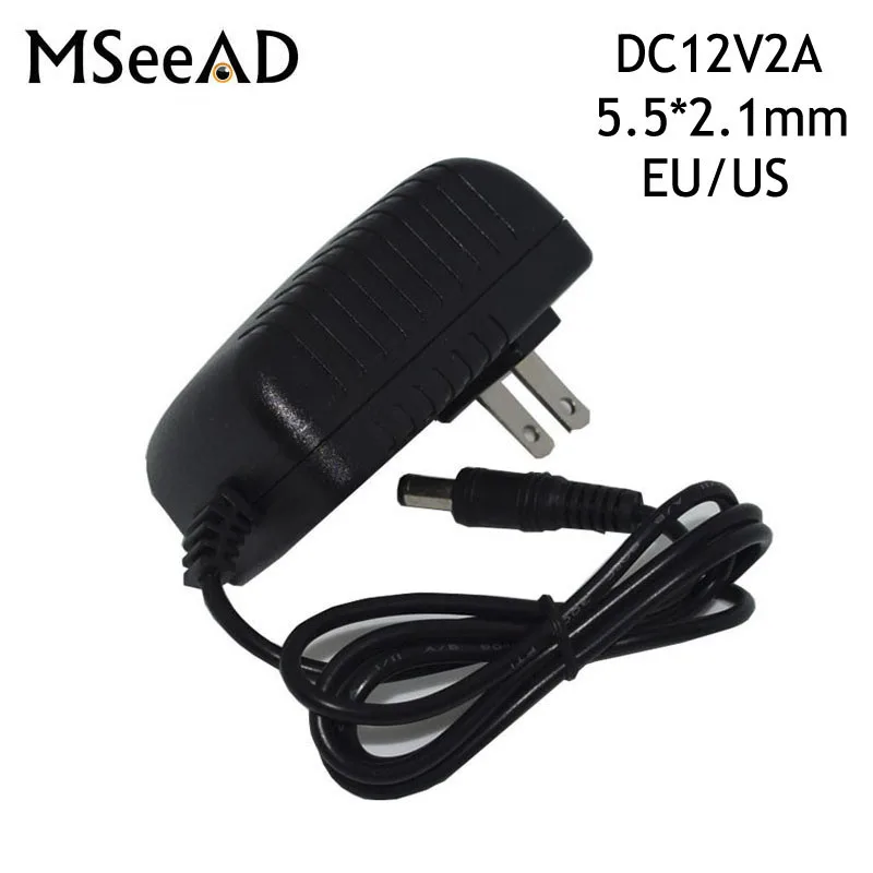 

1PCS 12V2A AC 100V-240V Converter Adapter DC 12V 2A 2000mA Power Supply EU US AU UK Plug 5.5mm x 2.1 for CCTV Camera