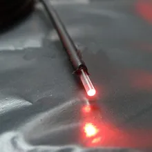 20 м 6 мм(внутренний диаметр) Черный PMMA пластиковый конец свечение гибкий волоконно-оптический кабель f/светильник двигатель драйвер Пол Отель DIY потолок заземление