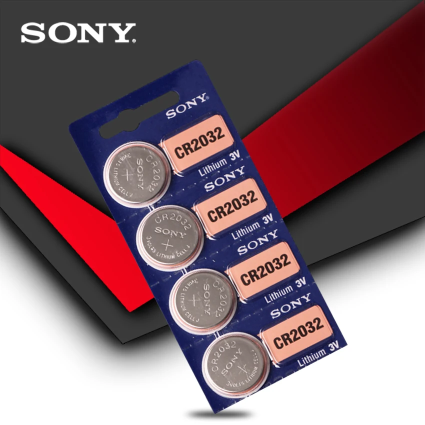 

4pcs/lot SONY Original cr2032 Button Cell Batteries 3V Coin Lithium Battery For Watch Remote Control Calculator cr2032