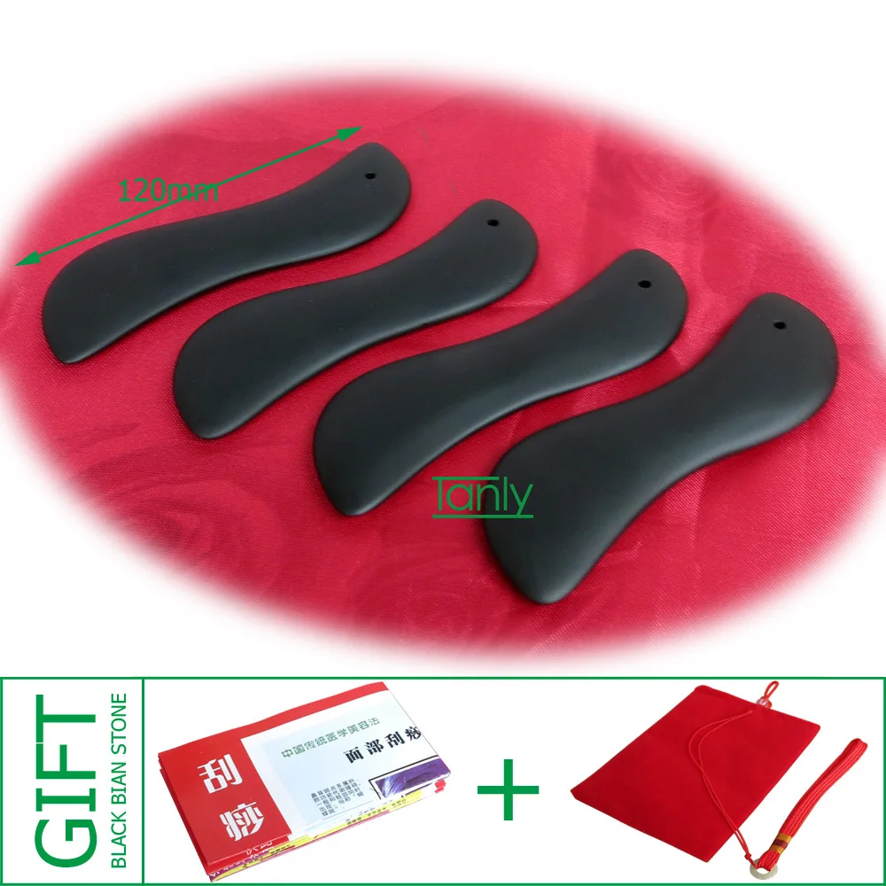 Опт и розница традиционный массажный инструмент Бянь камень Guasha Beauty face Board (S shape) |