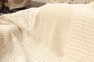 Белый хлопок полосатый богемный коврик с геометрическим орнаментом ковер экзотические геометрические постельные принадлежности покрывало для дивана нитка полотенце пледы одеяло для тела диван - Цвет: 7
