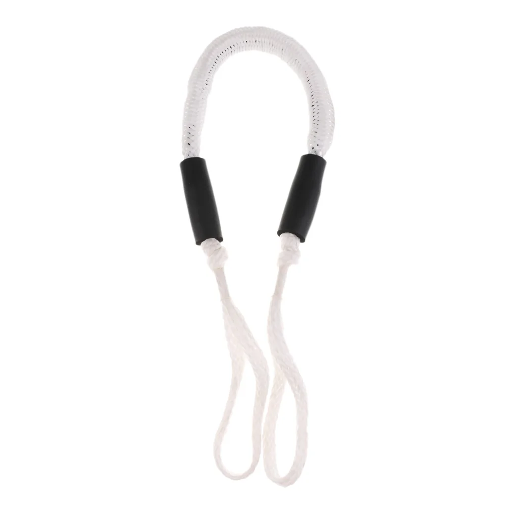 3.5 ft Bungee Cord Rope Dock Lines Shock Cord Boat Docking Stretch with double Loops Marine Dock Bungee Tie 