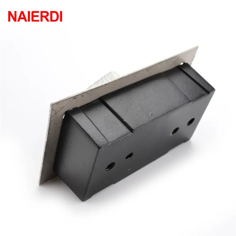 NAIERDI 360 Degree Revolving Door Hinge 90 Degrees Positioning Hidden Floor Pivot Hinges For Furniture Hardware