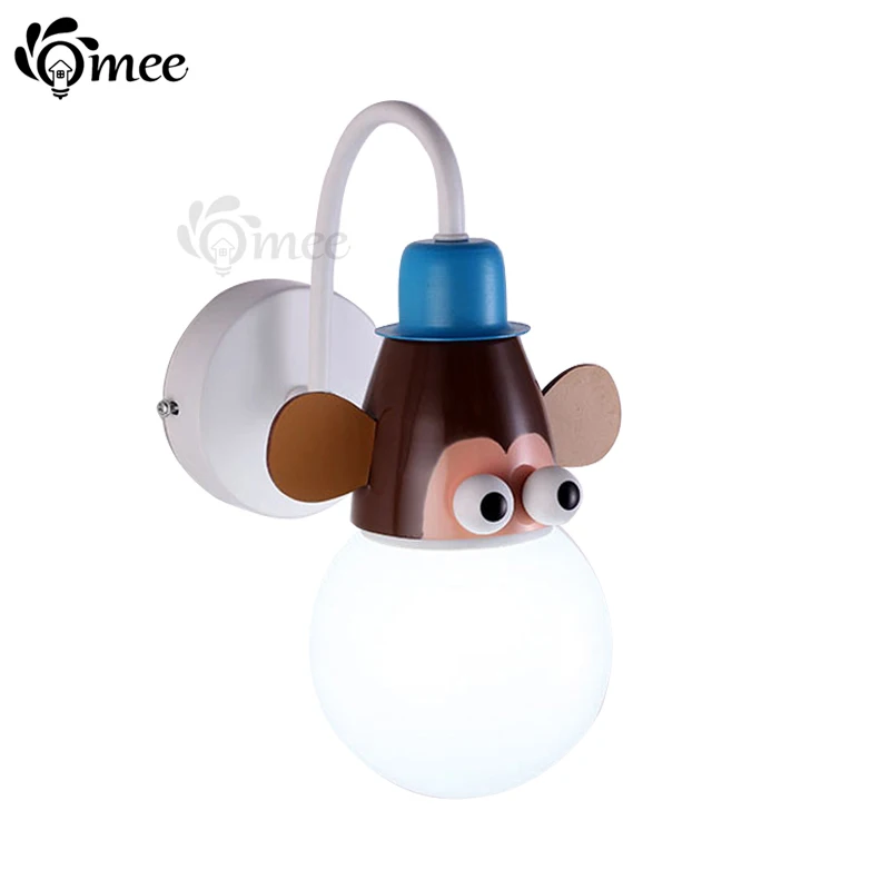 Cartoon Kid Wall Lamp LED Children Wall Light Child Bedroom Lighting