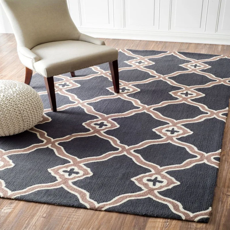 Acrylic Area Rugs Roselawnlutheran 120x170cm Modern Brief Carpets For Living Room Home Bedroom Study Rugs And Coffee