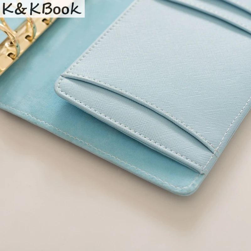 K & KBOOK KK005 пустотелый кожаный блокнот А5 А6 спиральный молочный s и дневники милый