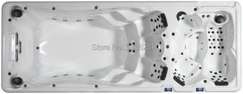 

Swim spa pool / spa and swimming pool 5.8 meters long 8801