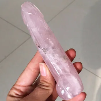 

Natural beautiful rose QUARTZ CRYSTAL WAND HEALING