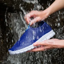 Мужская обувь для бассейна Обувь с дышащей сеткой кроссовки Новая фирменная обувь; Туфли без каблуков воды обувь для вождения обувь для мужчин, Zapatos De Hombre Мужская обувь